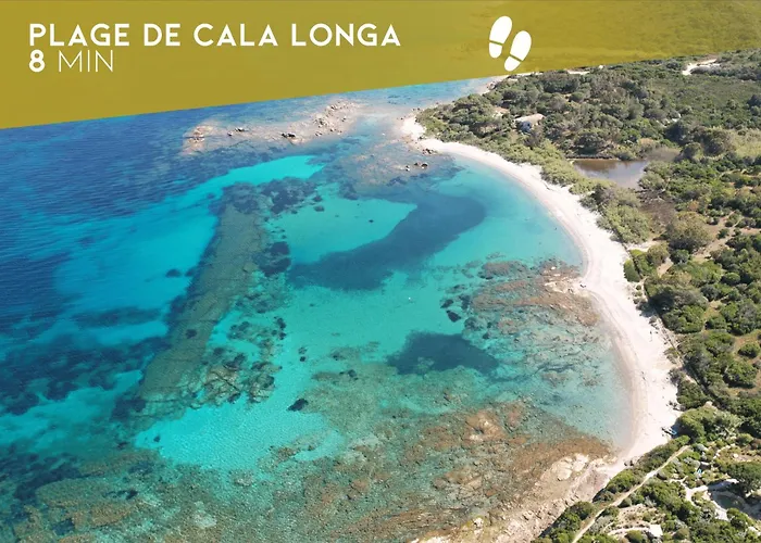 Vila Sous Le Pin - Paisible Face Aux Iles Lavezzi